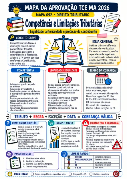 Composição ilustrativa de uso: Direito Tributário