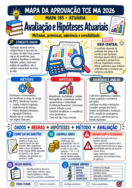 Composição ilustrativa de uso: Atuária