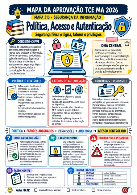 Composição ilustrativa de uso: Segurança da Informação