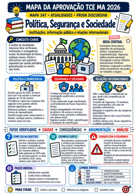 Composição ilustrativa de uso: Atualidades (Prova Discursiva)